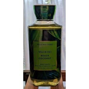 Bath & Body Works Waikiki Beach Coconut Shower Gel/Body Wash  10 oz NEW
